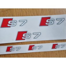 Audi S7 Brake Decals Three Colour