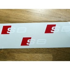 Audi S8 Brake Decals Two Colour