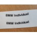 BMW Individual CURVED Wheel Decals