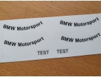 BMW Motorsport CURVED Wheel Decals