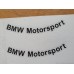 BMW Motorsport CURVED Wheel Decals