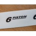 Jaguar 6 Piston Brake Decals