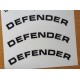 Land Rover Defender Brake Decals - BIG