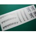 Peugeot Old Style Brake Decals